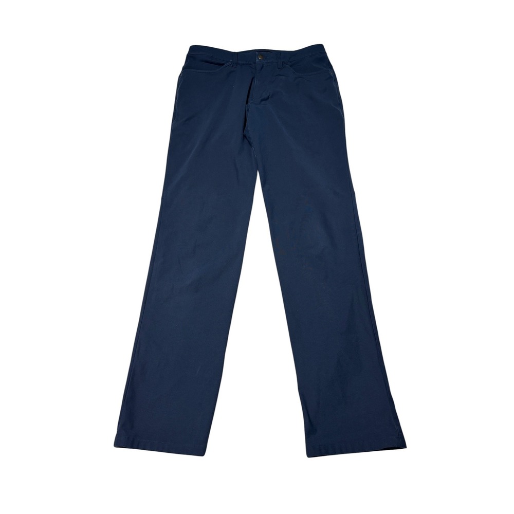 Lululemon Men's ABC Pants Size 31x33 Navy Blue‎ Warpstreme Stretch M5426SA